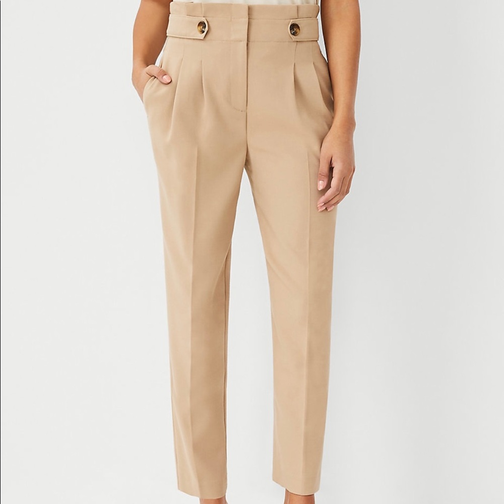 Ann Taylor paper bag waist trousers